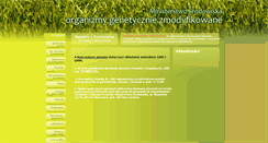 Desktop Screenshot of gmo.ekoportal.pl